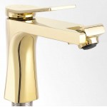 Смеситель для умывальника REA SOUL GOLD 360